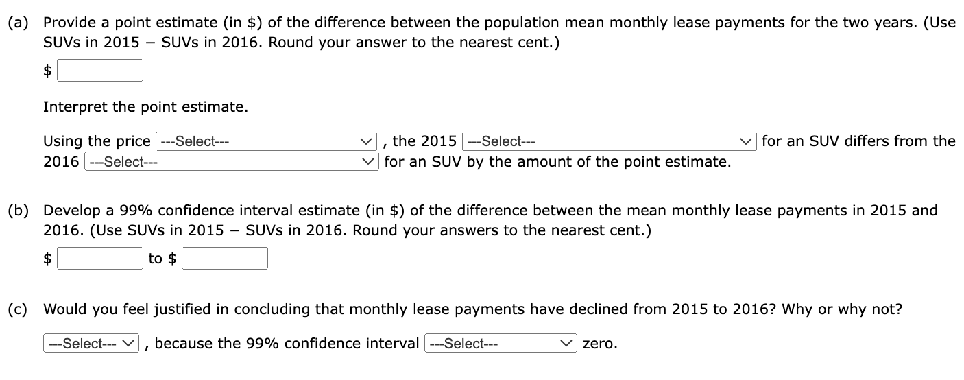 Average Car Lease Monthly Payment