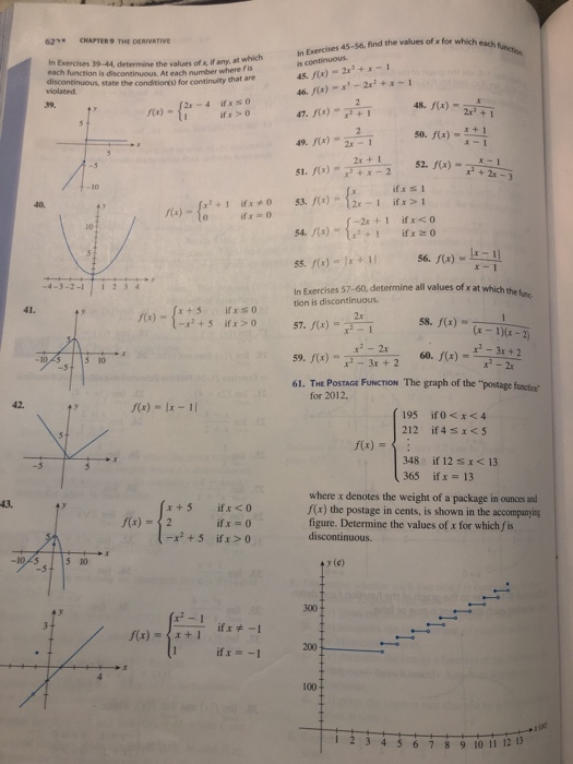 Solved In Exercises 45-56. find the values of x for which | Chegg.com