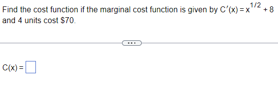 Solved Find the cost function if the marginal cost function | Chegg.com