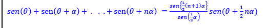 Solved sen en + sen@ + a) +...+sen(@+na) sen(n+1)a} | Chegg.com