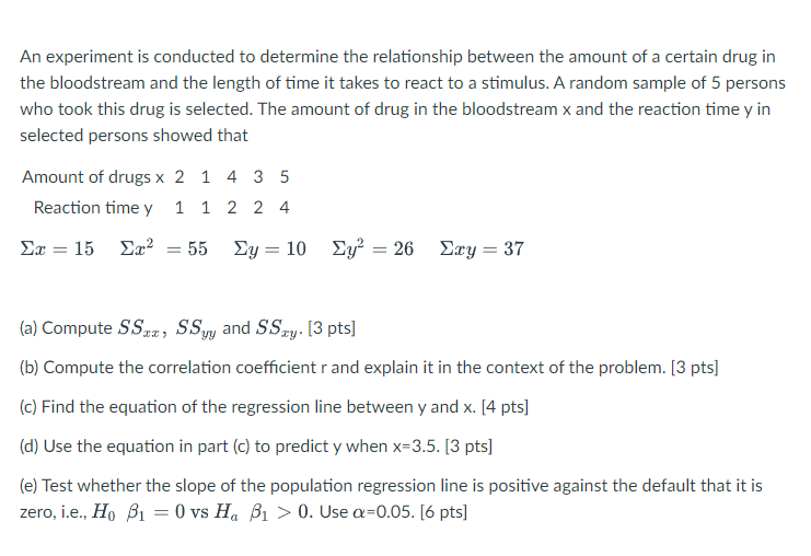 Solved An experiment is conducted to determine the | Chegg.com