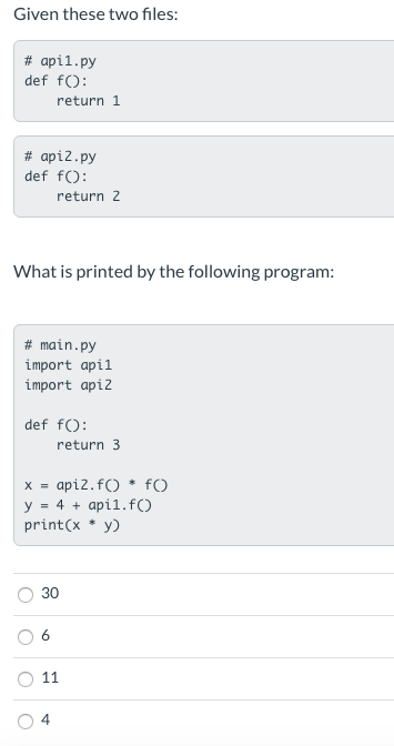 Solved Python I think the answer is 30. Is this | Chegg.com