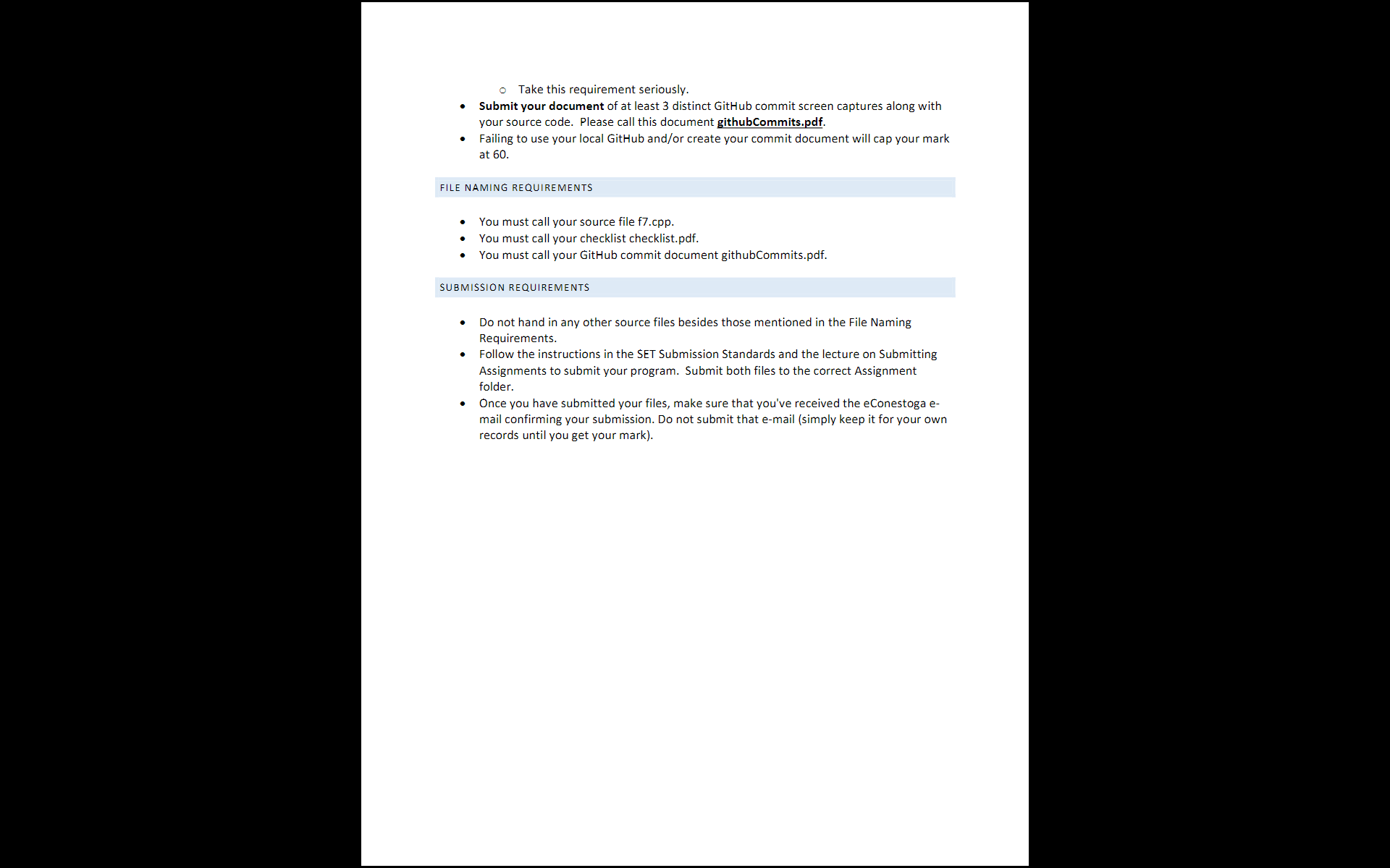 Solved SENG1000-C/C++ PROGRAMMING FOCUSED ASSIGNMENT 7 - | Chegg.com