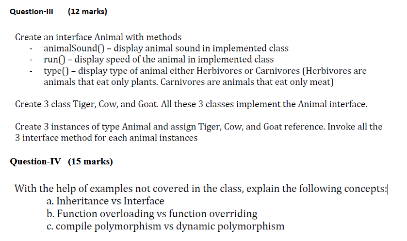 animal aicd assignment