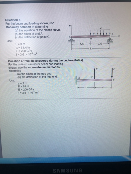 Solved Question For the loading shown, use integration to | Chegg.com