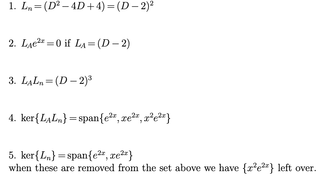 Solved a) Use the method of annihilators (follow the steps 1 | Chegg.com