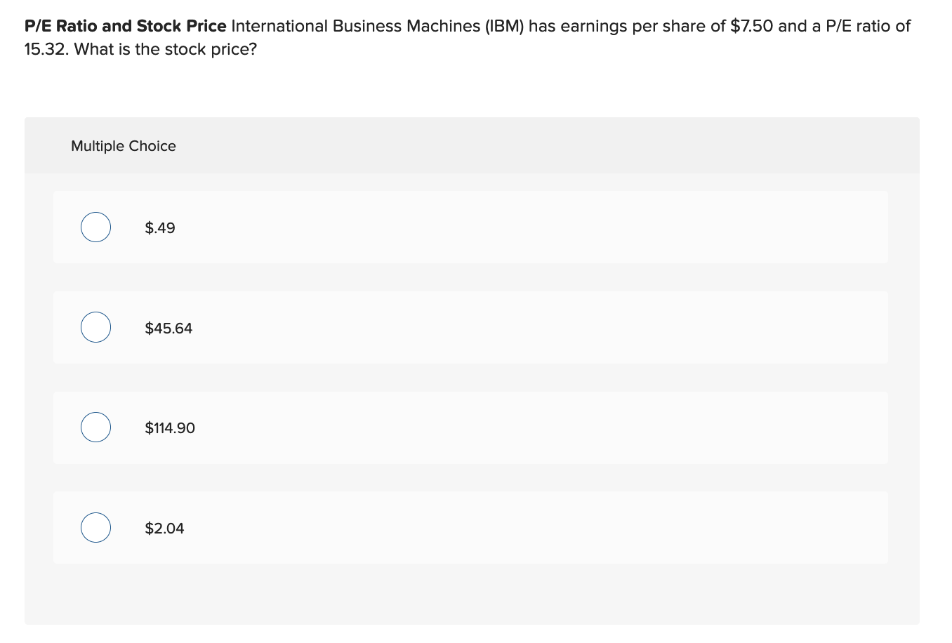 Solved P E Ratio And Stock Price International Business Chegg Solved P E Ratio And Stock Price International Business Chegg
