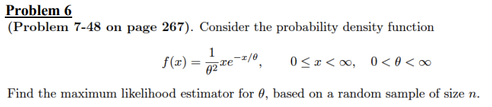 Solved Problem 6 (Problem 7-48 on page 267). Consider the | Chegg.com