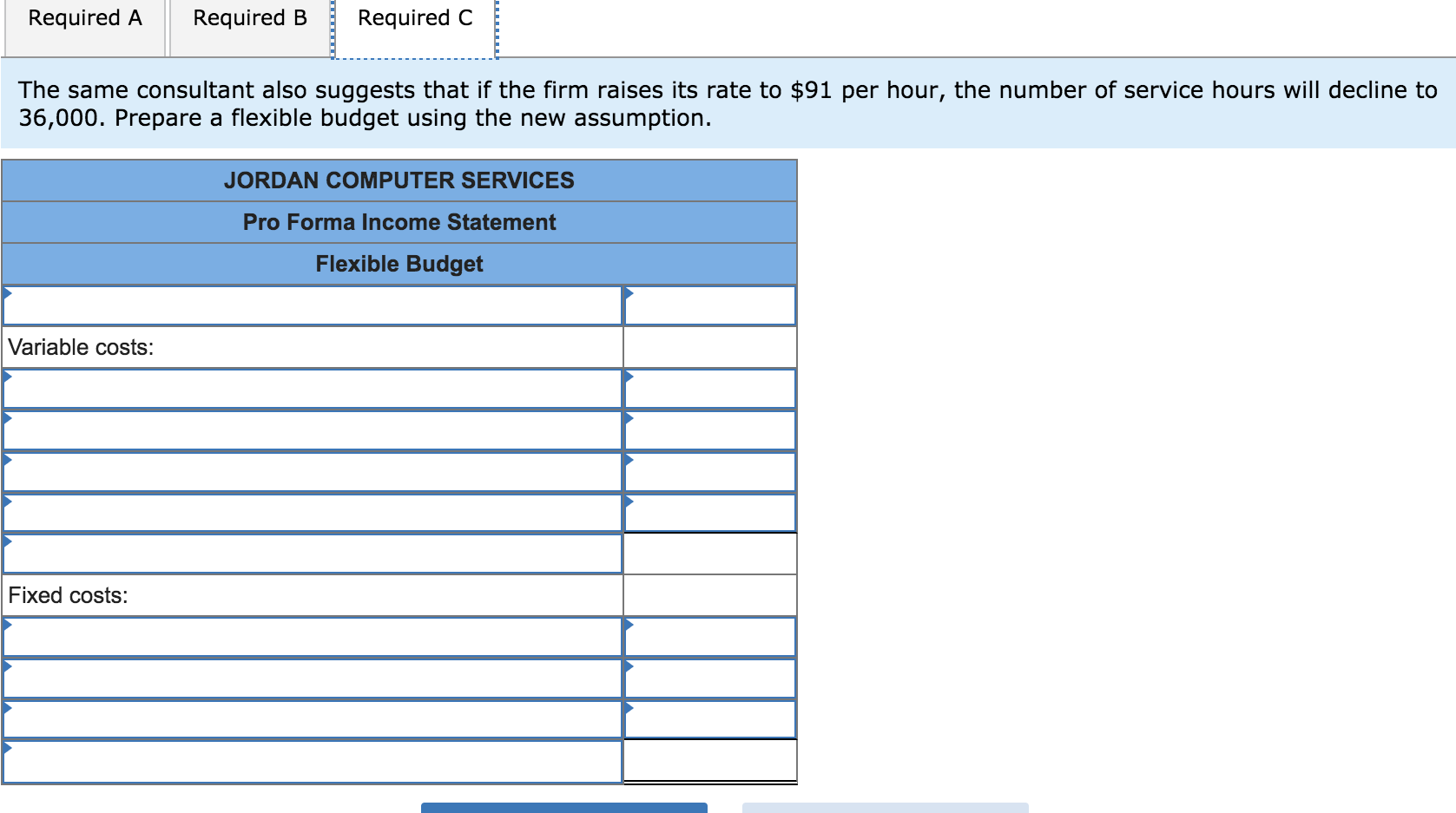 Solved Prepare the pro forma income statement that would | Chegg.com