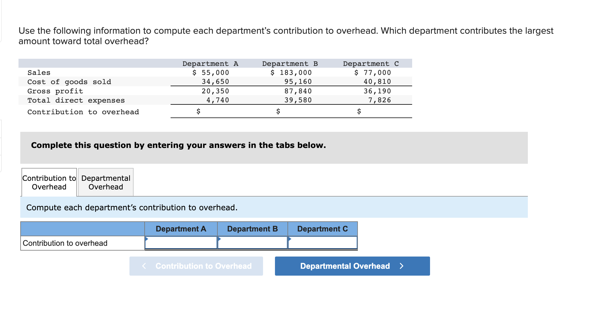 Solved Use the following information to compute each | Chegg.com