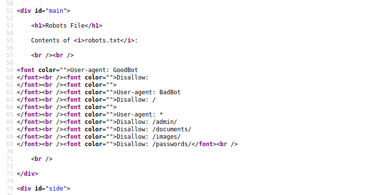 Solved What can i do to this robots file attack to mitigate | Chegg.com