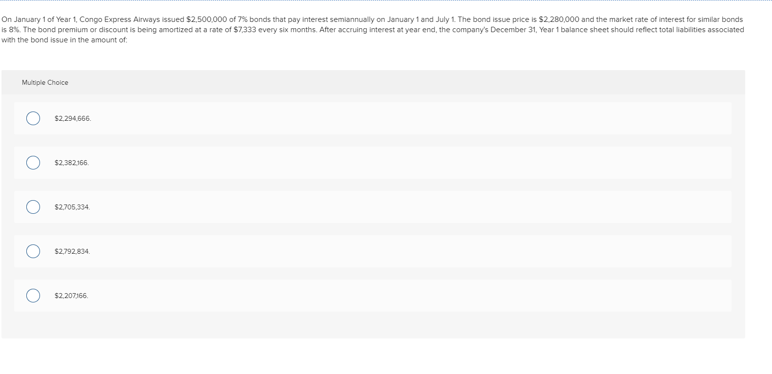 Solved On January 1 of Year 1, Congo Express Airways issued