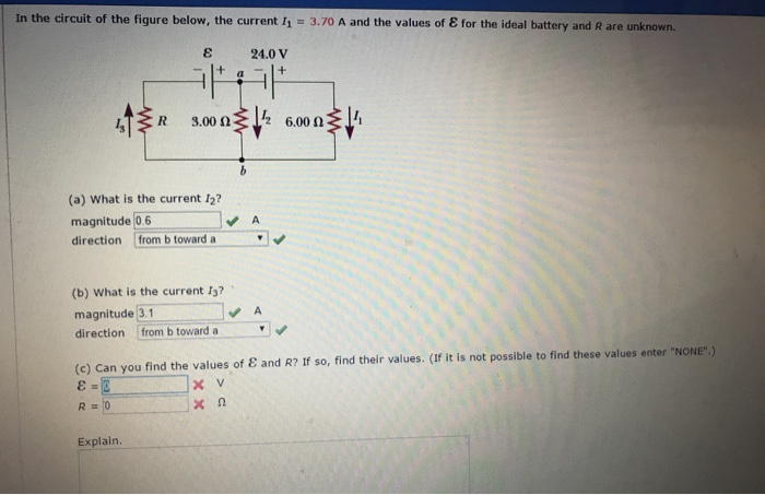 Solved In the circuit of the figure below, the current /1- | Chegg.com
