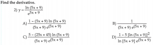 Solved Find The Derivative 6 Points Each 1 Y X 2 Chegg Com