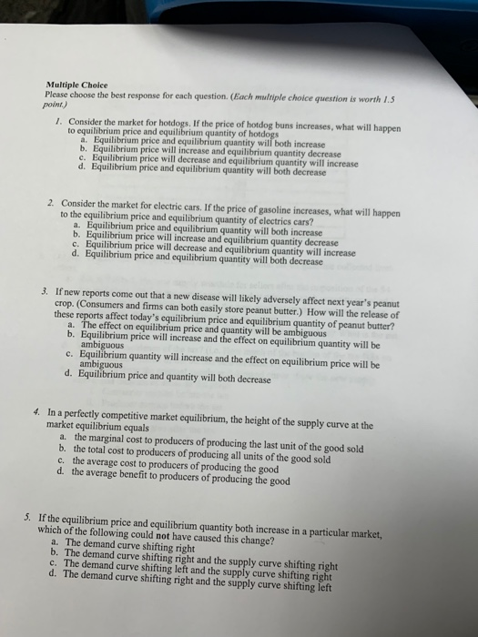 Solved Multiple Choice Please choose the best response for | Chegg.com