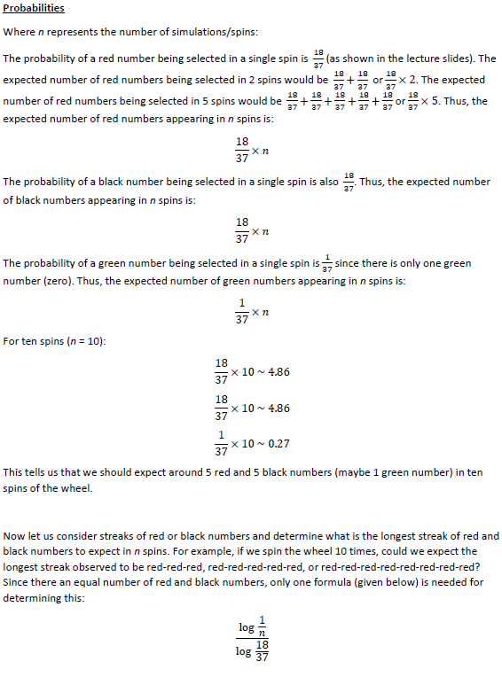 Solved Overview A Monte Carlo experiment is a statistical | Chegg.com
