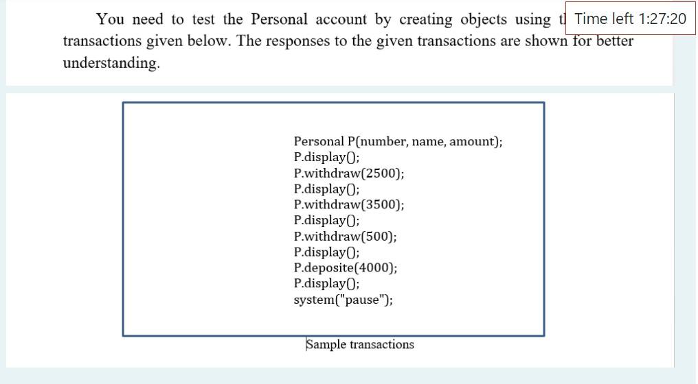 Solved Time left 1:28:31 Given the following Scenario: | Chegg.com