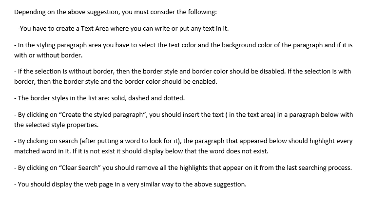 Solved Copy and paste a text here.. Styling a paragraph | Chegg.com