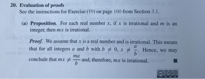 Solved valuation of proofs See the instructions for Exercise | Chegg.com