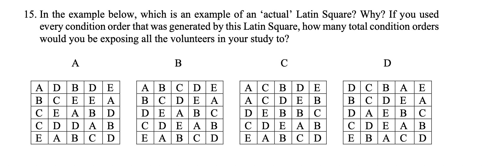 Solved 15. In the example below, which is an example of an | Chegg.com