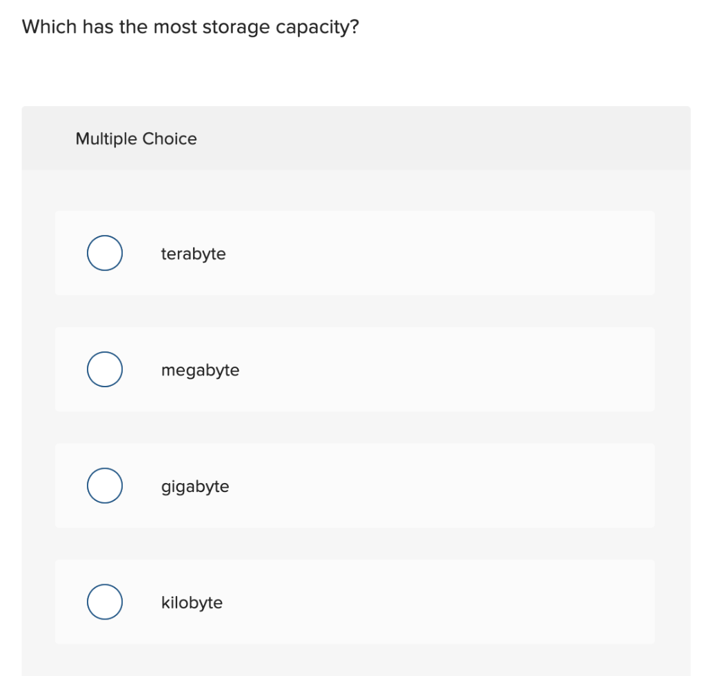 solved-which-has-the-most-storage-capacity-multiple-choice-chegg