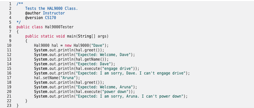 Solved Java Please!! This is the test result that | Chegg.com