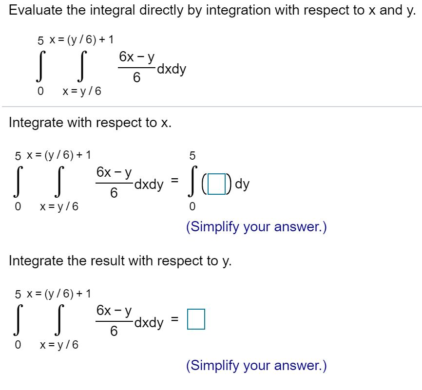 Solved Evaluate The Integral Directly By Integration With | Chegg.com