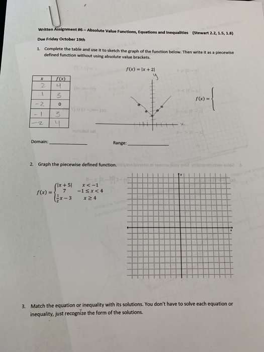 Solved Written Assignment #6- Due Friday October 19th 1. | Chegg.com