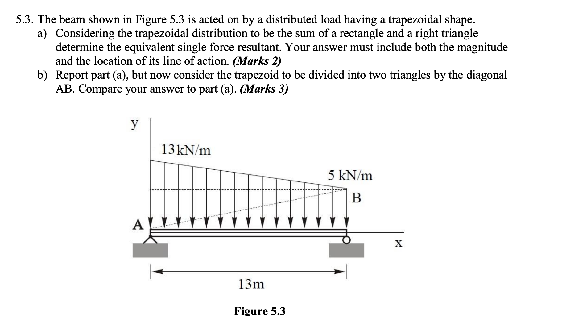 Solved 5.2. Three Forces Act A Points A, B And C As Shown In | Chegg.com