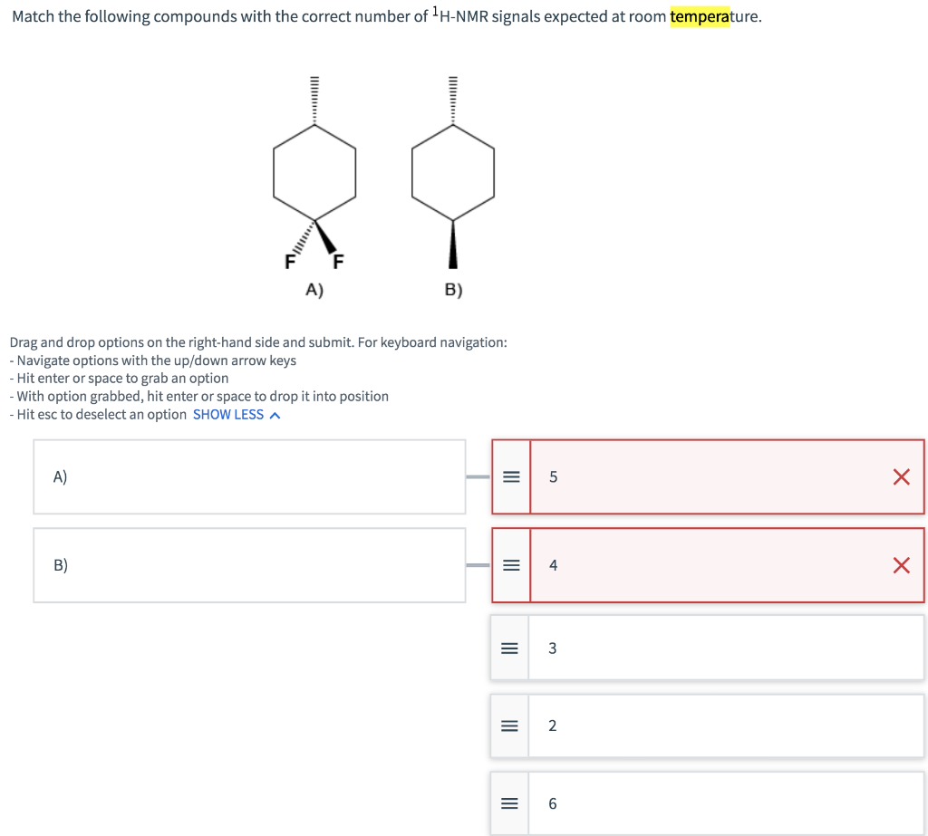 Solved Match the following compounds with the correct number | Chegg.com