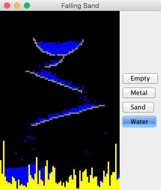 Solved In this lab, you'll create a falling sand program. | Chegg.com