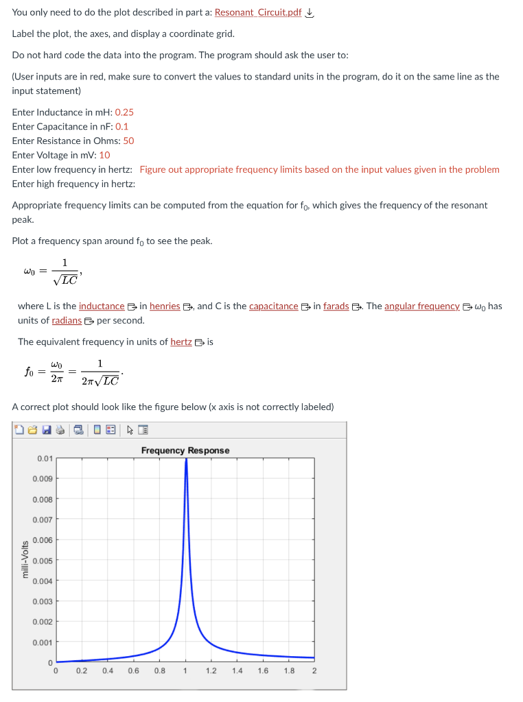 Solved You only need to do the plot described in part a: | Chegg.com
