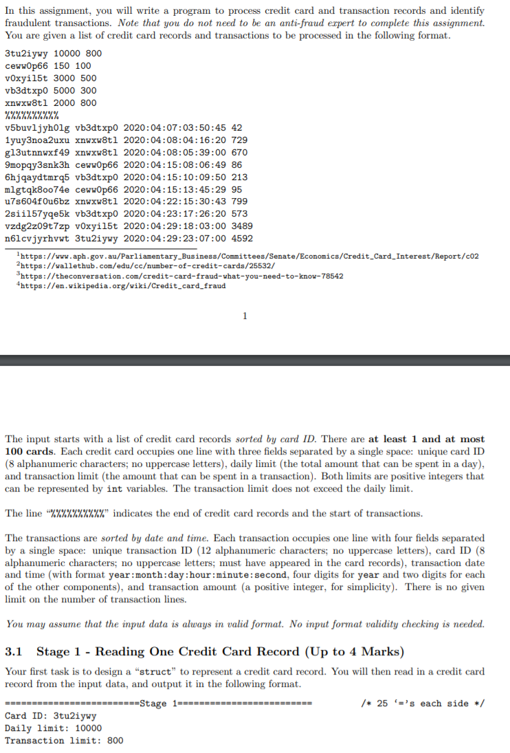 Solved In this assignment, you will write a program to | Chegg.com