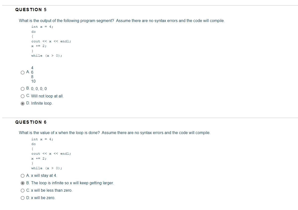 Solved These are a c++ questions, I have already done them | Chegg.com
