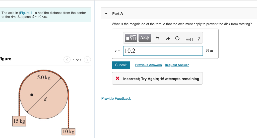 Solved The Axle In (figure 1) Is Half The Distance From The 