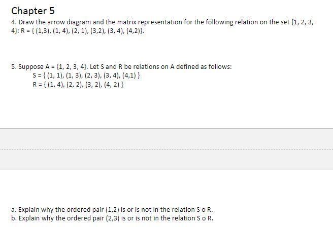 Solved 4. Draw the arrow diagram and the matrix | Chegg.com