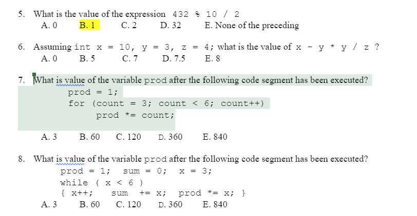 Solved PLEASE HELP WITH THESE QUESTIONS!!! THIS IS IN C | Chegg.com