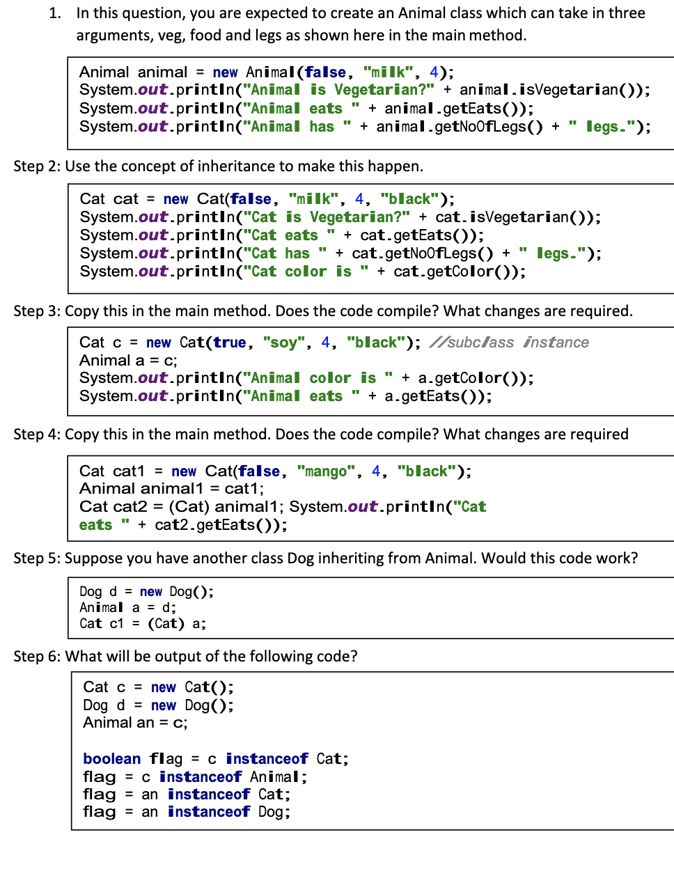 Solved 1. In this question, you are expected to create an | Chegg.com