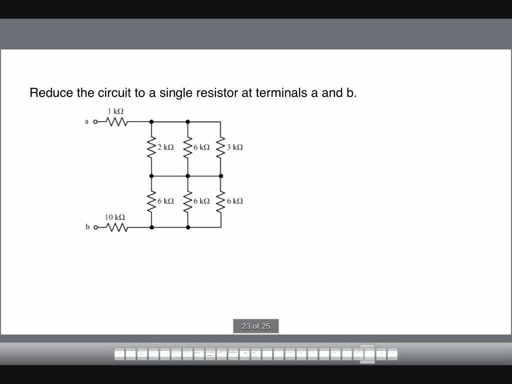 Solved Reduce the circuit to a single resistor at terminals | Chegg.com