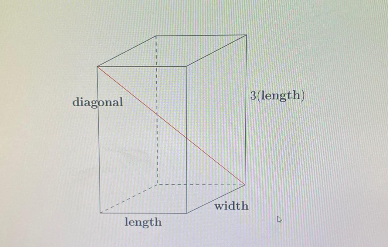 Solved Q2 (9 points) 24 5 m3 The height of a rectangular box | Chegg.com