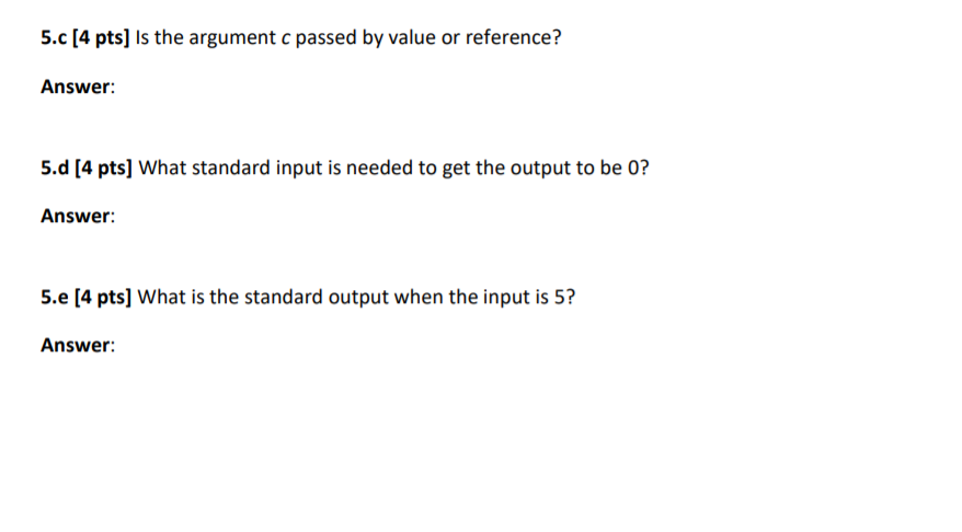 Solved Problem 5. (20 Pts] Given The Following Function And | Chegg.com