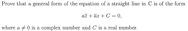 Solved Prove that a general form of the equation of a | Chegg.com