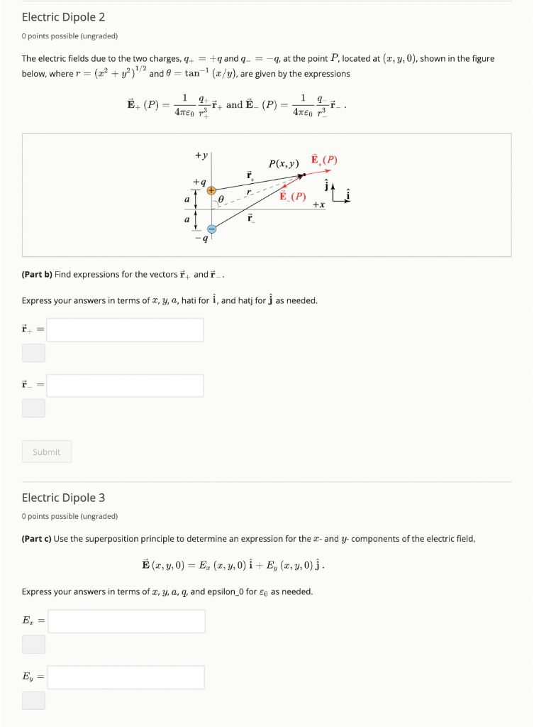 Solved Introduction: Electric Dipole An electric dipole | Chegg.com