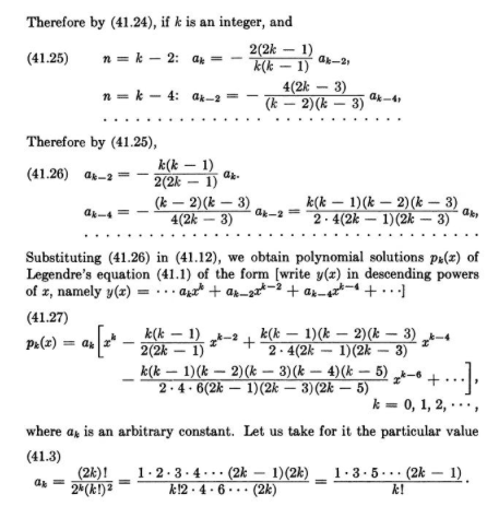 18. In solving (41.6), the following recursion | Chegg.com