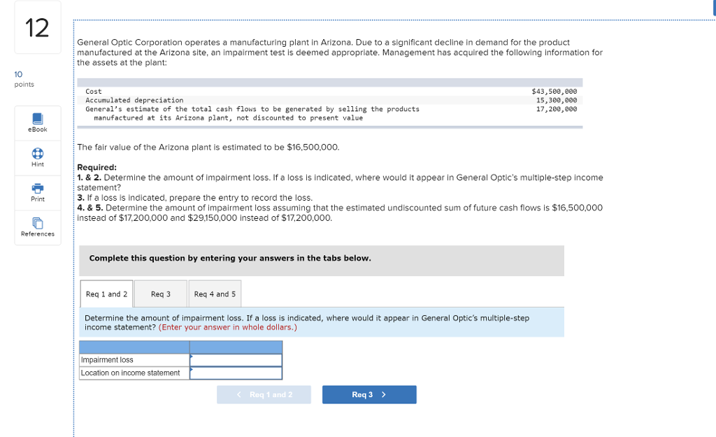 solved-12-general-optic-corporation-operates-a-manufacturing-chegg