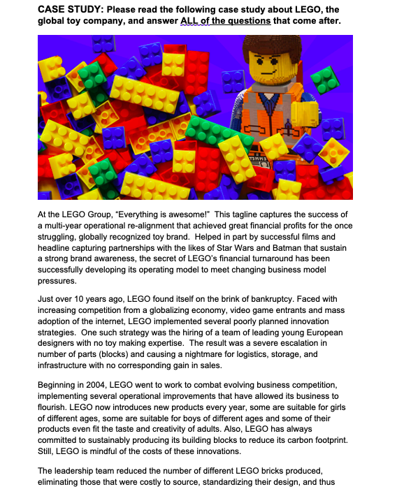 lego case study