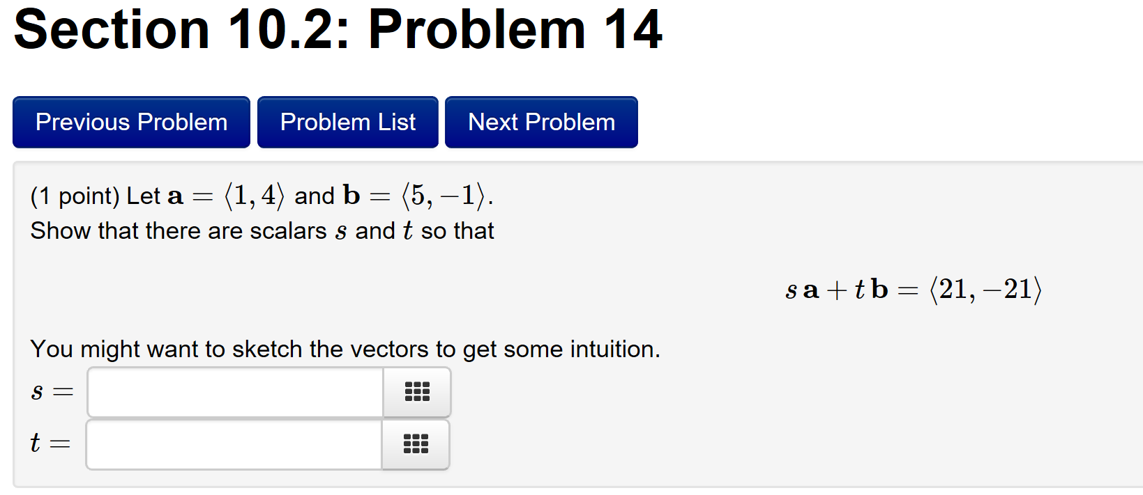Solved Section 10.2: Problem 14 Previous Problem Problem | Chegg.com