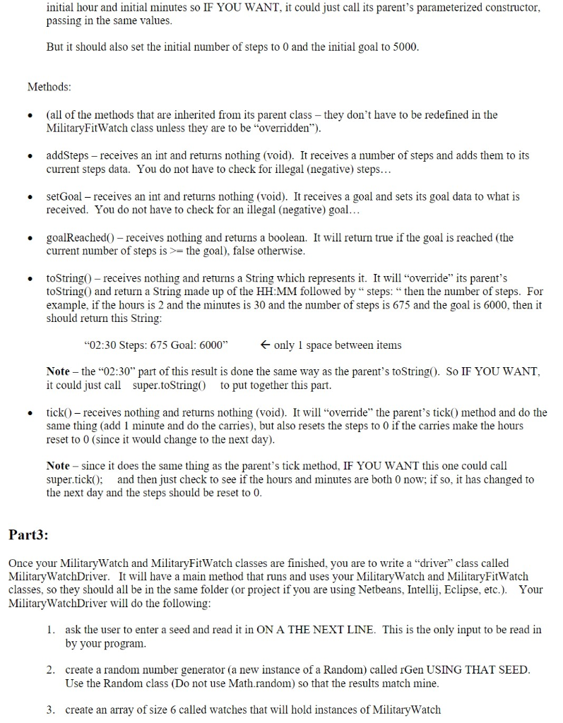 Solved Program should be completed in Java. Please | Chegg.com