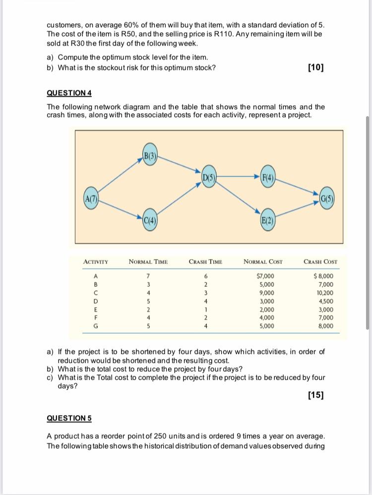 Solved FACULTY OF BUSINESS \& MANAGEMENT SCIENCES Department | Chegg.com