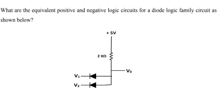 Solved What are the equivalent positive and negative logic | Chegg.com